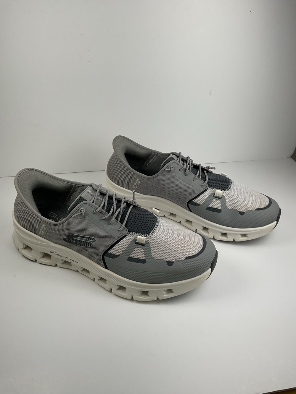 Skechers Slip-Ins Men’s Size 10.5 Gray Hands Free Comfort Walking Shoes - Picture 3 of 11